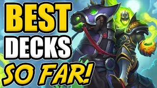 🔥BEST quotNewquot Decks To Reach Legend  Hearthstone Whizbangs Workshop [upl. by Atterahs227]