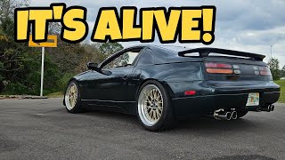 MY FIRST DRIVE IN MY FULLY BUILT 300ZX [upl. by Creigh]