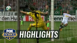 Werder Bremen vs Monchengladbach  201718 Bundesliga Highlights [upl. by Anilejna]