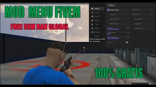 MOD MENU FIVEM GTA RP  UNICO MOD FREE SEM BAN GLOBAL 2024 [upl. by Brandt]