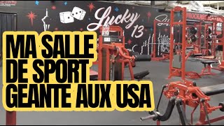 🇫🇷 Ma salle de sport GÉANTE aux USA [upl. by Yednil]