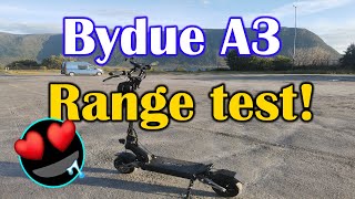 Bydue A3 range test😍🛴 46 [upl. by Devina]