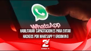 Habilitaran capacitaciones para evitar hackeos por whatsapp y grooming [upl. by Rickey]