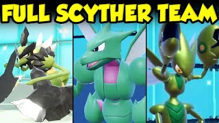 SCIZOR SWEEPS HACKED FULL SCYTHER EVOLUTION TEAM [upl. by Fast672]