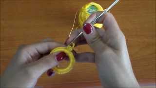 Tutorial rivestire un cerchio con luncinetto Orecchino sole [upl. by Wina720]