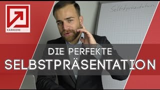 Vorstellungsgespräch  die perfekte Selbstpräsentation mit Beispiel [upl. by Ambert]