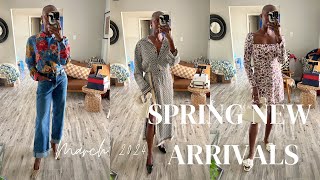 Post NYFW Affordable Spring Try On Brands like Sezane Abercrombie J Crew Showpo Tanya Taylor [upl. by Eahcim958]