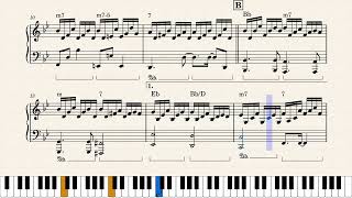 Le Theme du Garon  Saint Preux  Piano [upl. by Nalod]