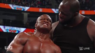 Bobby Lashley Returns amp Clashes With Omos  WWE Raw 32822 Full Segment [upl. by Esidnac220]