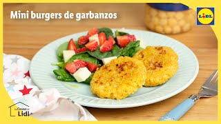 Mini hamburguesas de garbanzos 🍔  Lidl España [upl. by Asaph289]