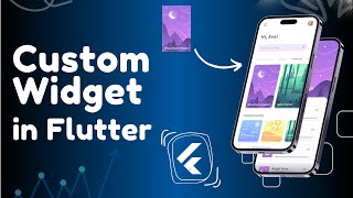 Creating a Custom Widget in Flutter [upl. by Adrianna]