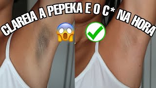 USE PARA CLAREAR AXILA E VIRILHA EM 5 MINUTOS RECEITA CASEIRA [upl. by Airdnalahs]