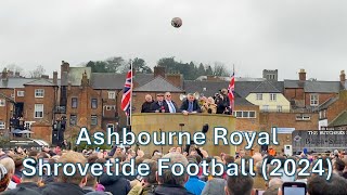 Ashbourne Royal Shrovetide Football 2024 [upl. by Carry]