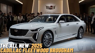 ITS BACK 2025 Cadillac Fleetwood Brougham Redesign  All Details Officially Confirmed [upl. by Aranaj]