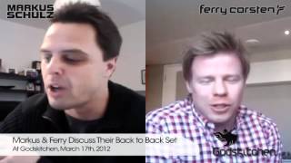 Markus Schulz amp Ferry Corsten Skype Interview for GodsKitchen  March 2012 [upl. by Sturrock]