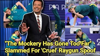 Jimmy Fallon And Rachel Dratch Face Backlash For Cruel Raygun Spoof  Raygun Olympics [upl. by Landahl]