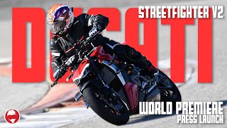 THIS is the BEST Ducati weve EVER RIDDEN  2022 Ducati Streetfighter V2  Press Launch [upl. by Eninaj]