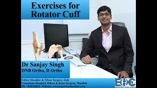 Exercises for Rotator cuff strengthening post surgery [upl. by Anitnauq]