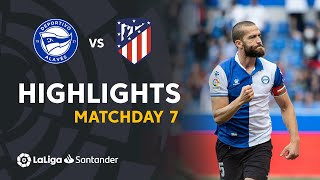 Resumen de Deportivo Alavés vs Atlético de Madrid 10 [upl. by Mcguire]