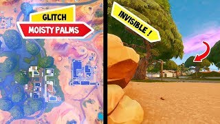 GLITCH MOISTY PALMS INVISIBLE 😱 glitch fortnite moistypalms [upl. by Chadwick]