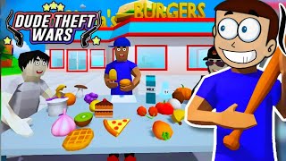 Dude Theft Wars Foods with Special Abilities New update Shiva and kanzo Gameplay [upl. by Suilmann]