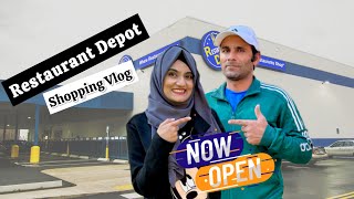 Opening Our New Restaurant  USA 🇺🇸  Restaurant Depot Shopping Vlog [upl. by Grier]