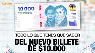 NUEVO BILLETE DE 10000 CUÁLES SON SUS MEDIDAS DE SEGURIDAD [upl. by Wiatt]