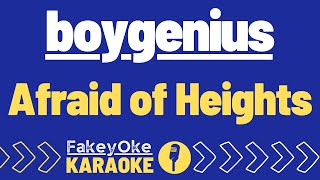 boygenius  Afraid of Heights Karaoke [upl. by James848]