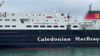 MV Clansman Comes Alongside at Oban 8524 [upl. by Bonni580]