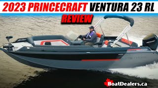 2023 Princecraft Ventura 23 RL deckboat boatreview [upl. by Silma490]