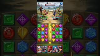 Puzzle Combat Alliance War  Epic Ghost Legends vs TitaNI [upl. by Viola]