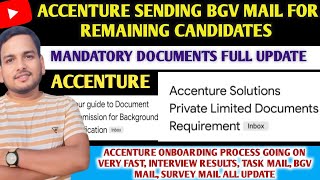 Accenture Background Verification Update  Onboarding Update  Interview Results  Offer Letter JL [upl. by Kelvin]