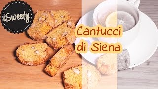 Cantucci di Siena alle Mandorle Fatti in Casa Ricetta Semplice [upl. by Arihsak725]