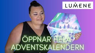 ÖPPNAR LUMENE ADVENTSKALENDER 2024 [upl. by Rehpotisrhc]