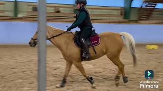 Hoppträning 🐎 jump horseriding rida hästar ponny hästhoppning farmlife [upl. by Gomez]