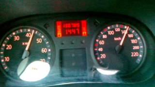 Renault Clio II 12 8V 58 KM  0150kmh [upl. by Pump116]