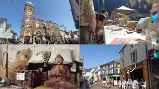 4K walking tour of Abergavenny market town [upl. by Means]