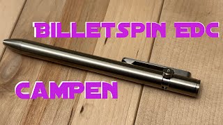 Unboxing  Billetspin EDC Titanium CamPen [upl. by Barrie187]