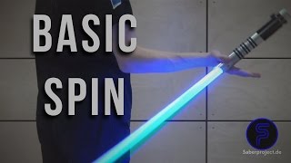 BasicSpin  Single Lightsaber Trick [upl. by Laurens]