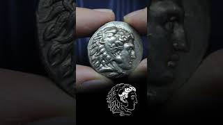 Alexander the Great Tetradrachm Ancient Coin Shorts [upl. by Ecnerrot574]