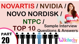 novartis  novo nordisk  ntpc  nvidia top most interview questions and answers for freshers [upl. by Gebhardt]