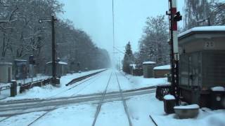 S1 Wiesbaden  Frankfurt HT im Schnee [upl. by Repard]