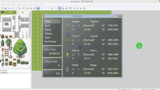 RPG Maker XP Font  Size Change [upl. by Oiramed]