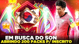 COREANO🇰🇷🔥 ABRINDO 200 PACKS P O INSCRITO EM BUSCA DO NEYMAR CR7 OU SON  FIFA MOBILE 23 [upl. by Agler169]