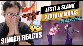 SLANK X LESTI KEJORA  Terlalu Manis  MALAM PUNCAK KILAU RAYA MNCTV 32  REACTION [upl. by Tobye]