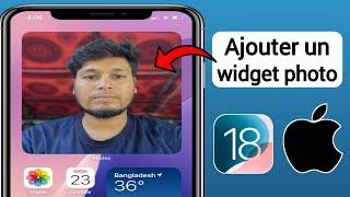 Comment ajouter un widget photo sur iPhone iOS 18 [upl. by Retrop774]