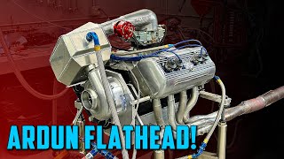 Super Rare Supercharged Ardun Flathead Ford Making Huge Horsepower [upl. by Longan]