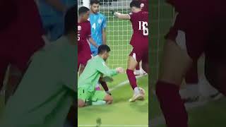 Controversial Goal Crushes Indias FIFA World Cup Hopes In Qatar Qualifier  fifa quatar [upl. by Oniram]