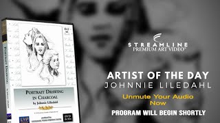 Johnnie Liliedahl “Drawing in Charcoal” FREE LESSON VIEWING [upl. by Boor]