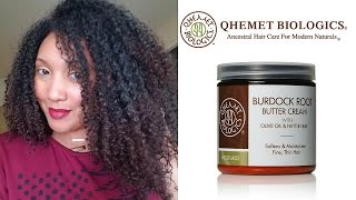 Qhemet Biologics Burdock Root Butter Cream  Ashkins Curls [upl. by Khoury]